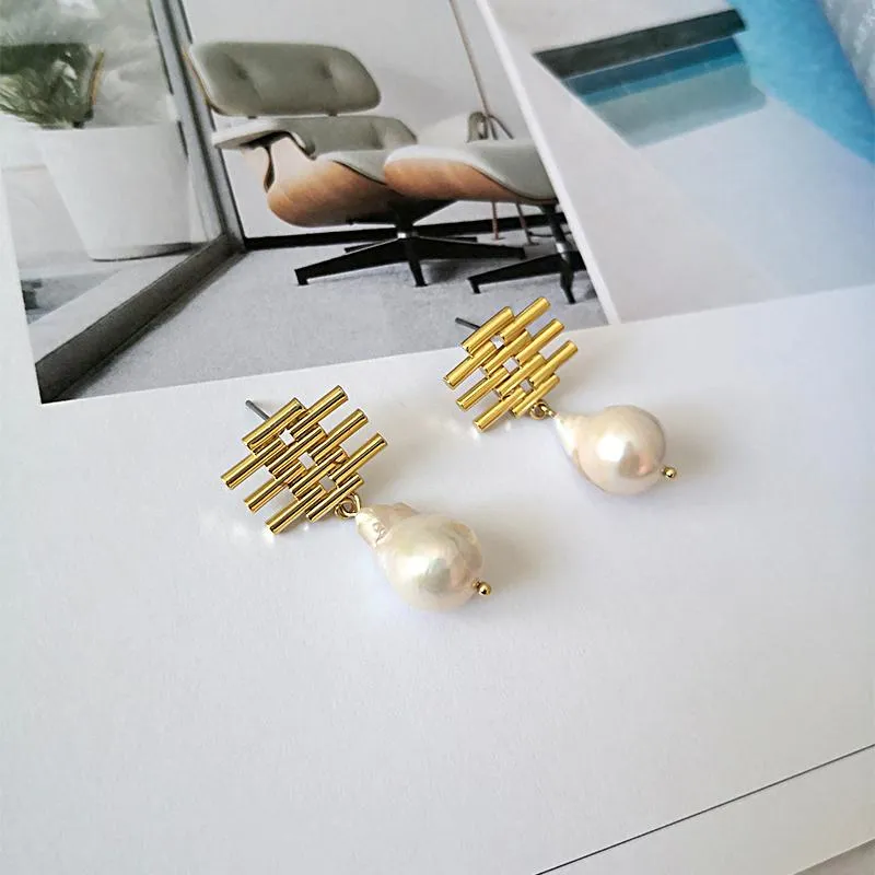 Formal Statement Stud Earrings
