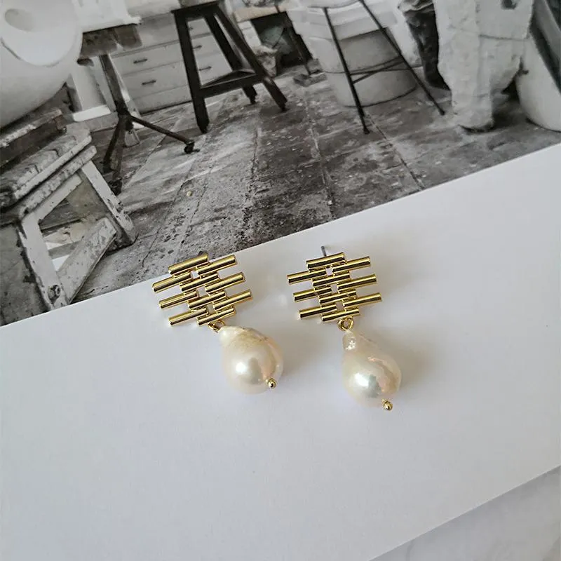 Formal Statement Stud Earrings