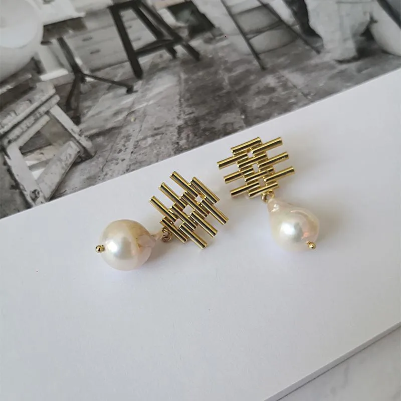 Formal Statement Stud Earrings