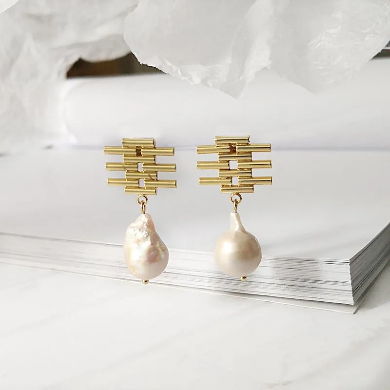 Formal Statement Stud Earrings