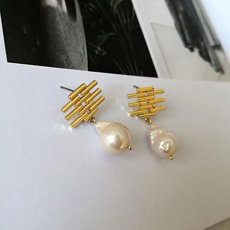 Formal Statement Stud Earrings