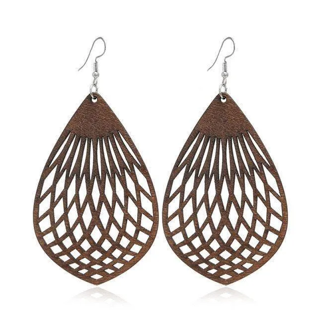 Geometric Big Dangle Earrings Charm Jewelry DS0425