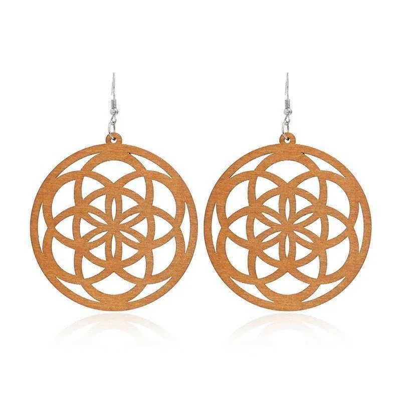 Geometric Big Dangle Earrings Charm Jewelry DS0425