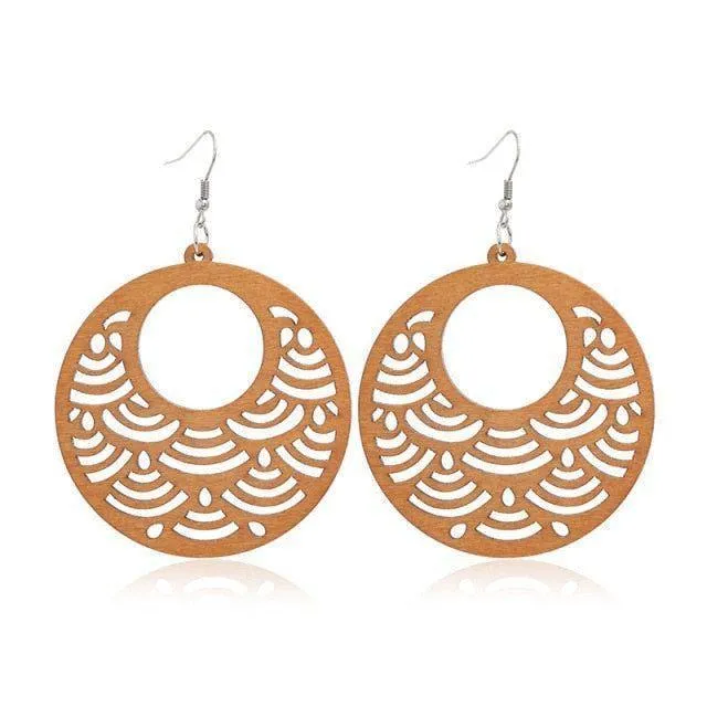 Geometric Big Dangle Earrings Charm Jewelry DS0425