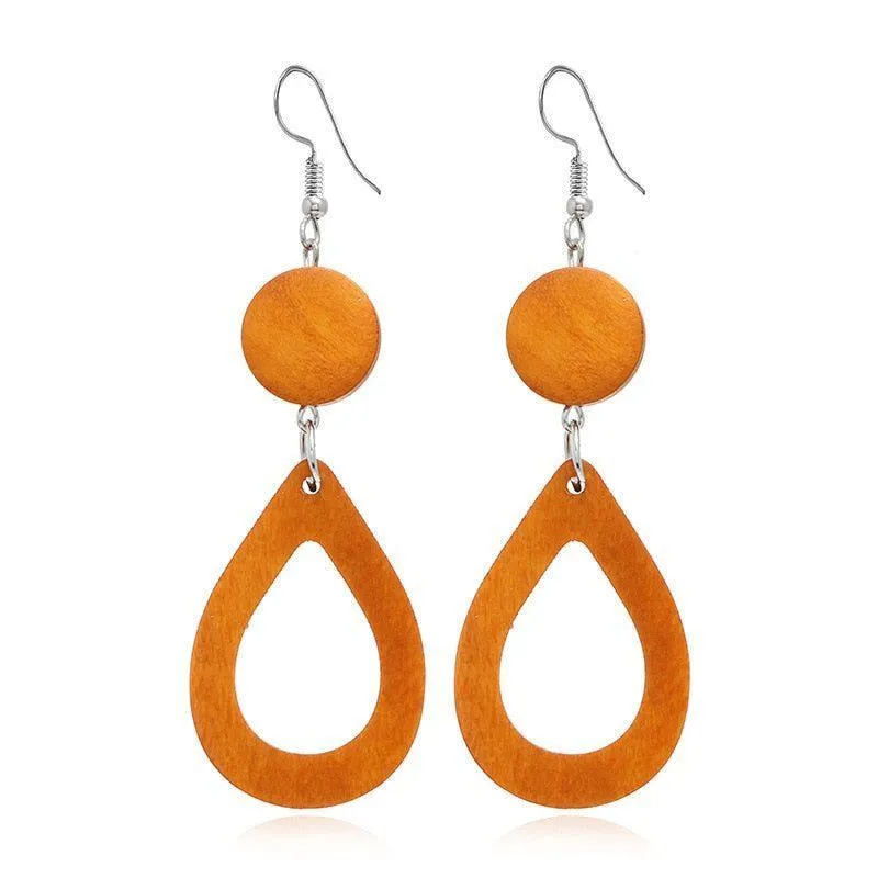Geometric Big Dangle Earrings Charm Jewelry DS0425