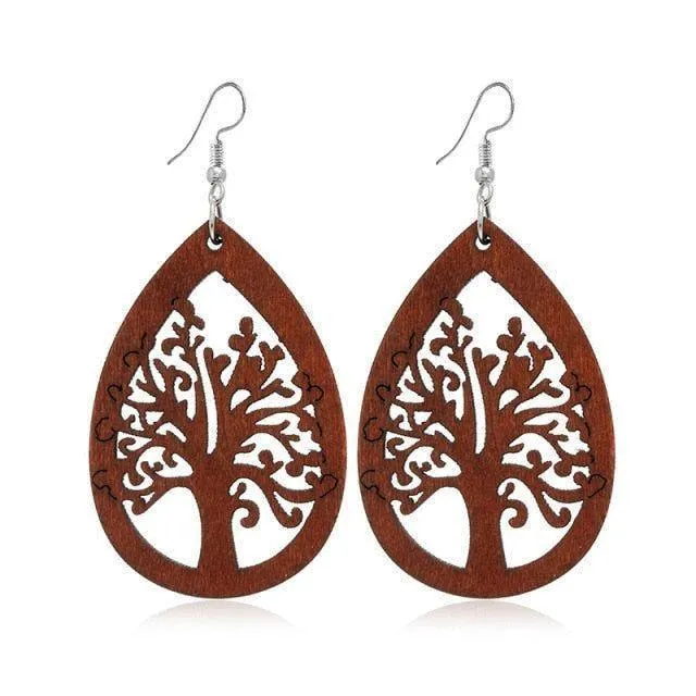 Geometric Big Dangle Earrings Charm Jewelry DS0425