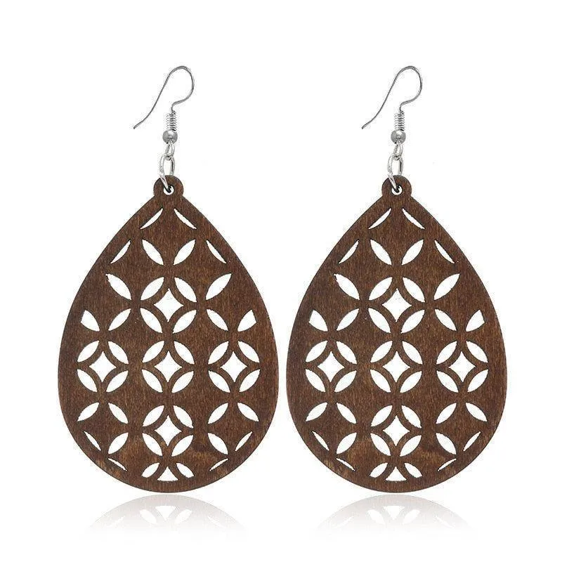 Geometric Big Dangle Earrings Charm Jewelry DS0425