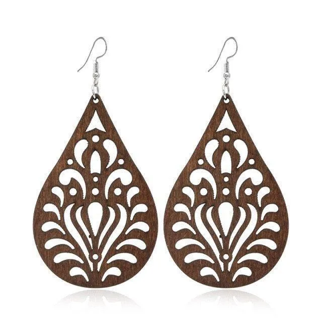 Geometric Big Dangle Earrings Charm Jewelry DS0425