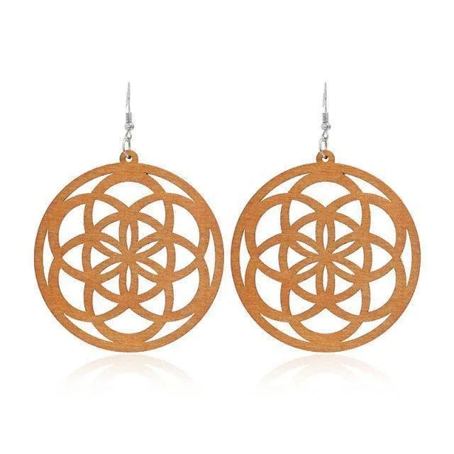 Geometric Big Dangle Earrings Charm Jewelry DS0425