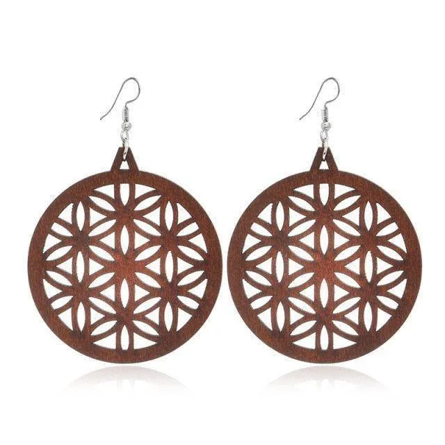 Geometric Big Dangle Earrings Charm Jewelry DS0425