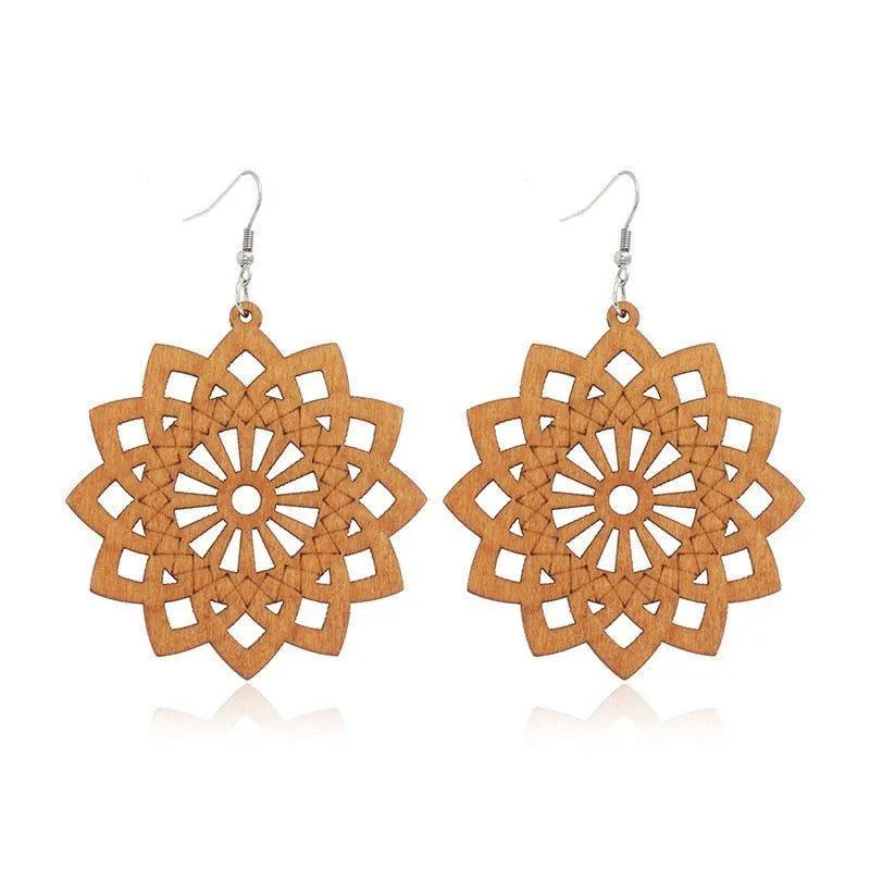 Geometric Big Dangle Earrings Charm Jewelry DS0425