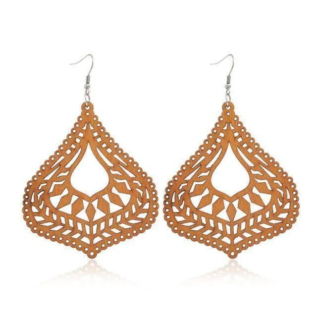 Geometric Big Dangle Earrings Charm Jewelry DS0425