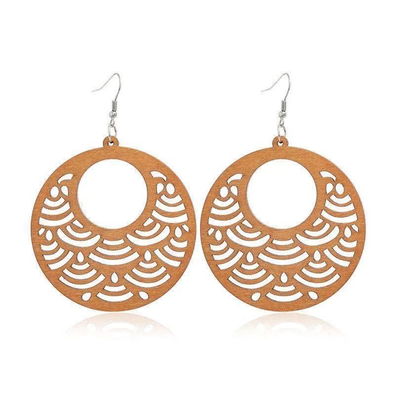 Geometric Big Dangle Earrings Charm Jewelry DS0425