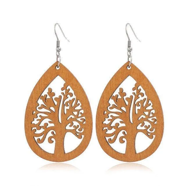 Geometric Big Dangle Earrings Charm Jewelry DS0425