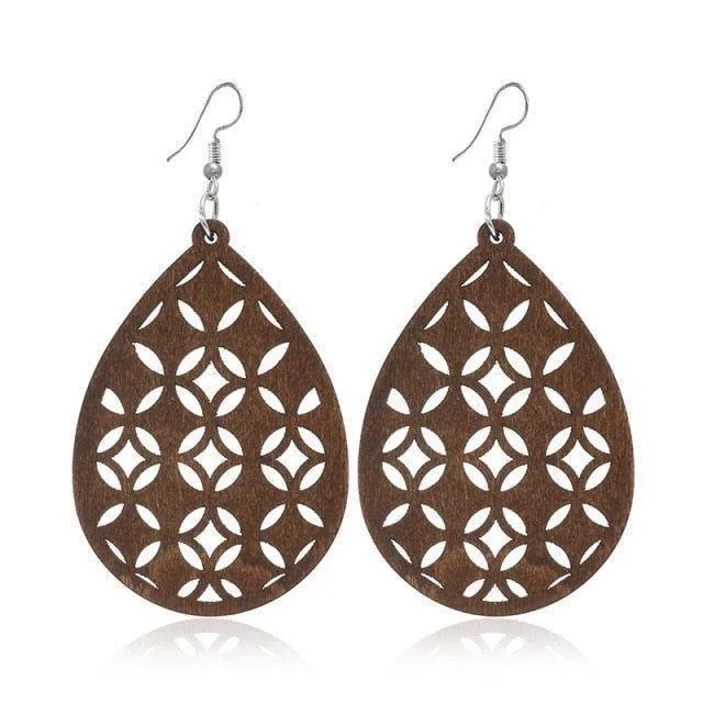 Geometric Big Dangle Earrings Charm Jewelry DS0425