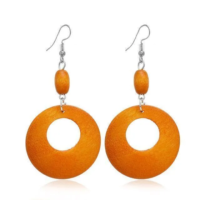 Geometric Big Dangle Earrings Charm Jewelry DS0425