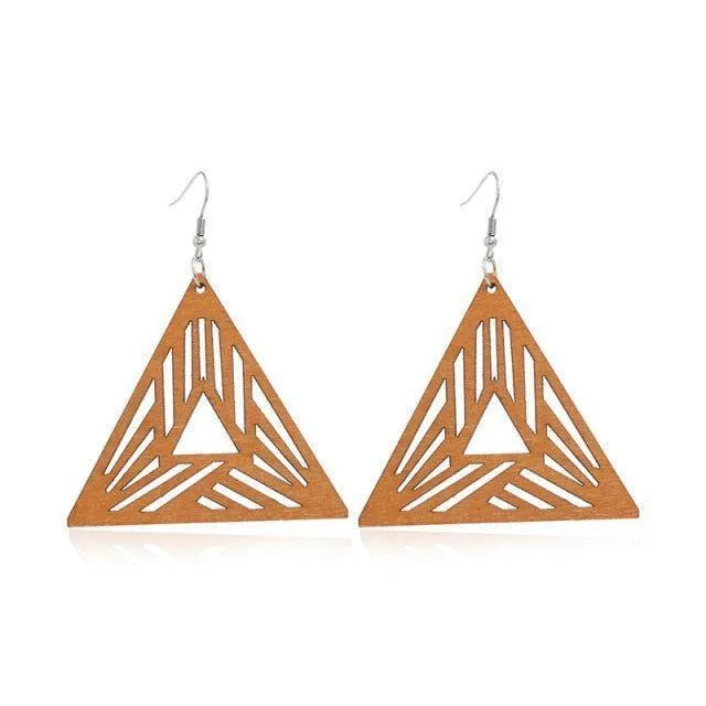 Geometric Big Dangle Earrings Charm Jewelry DS0425