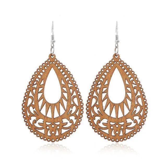 Geometric Big Dangle Earrings Charm Jewelry DS0425