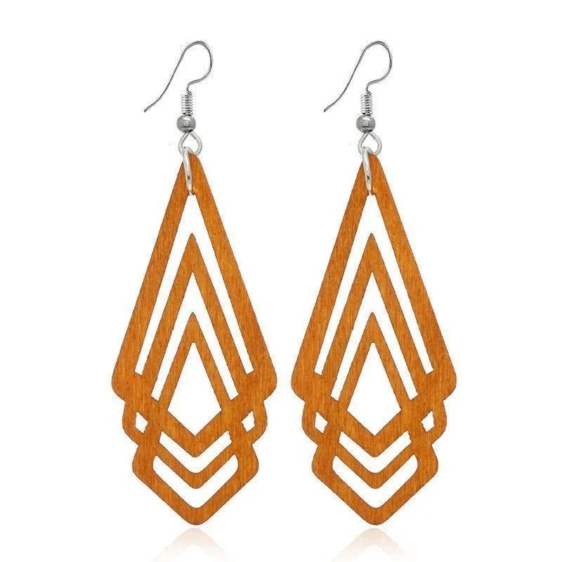 Geometric Big Dangle Earrings Charm Jewelry DS0425