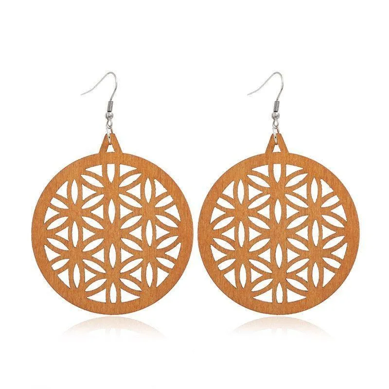 Geometric Big Dangle Earrings Charm Jewelry DS0425