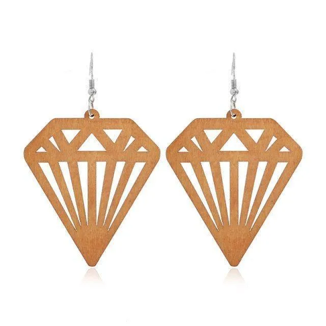Geometric Big Dangle Earrings Charm Jewelry DS0425