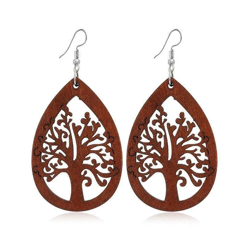 Geometric Big Dangle Earrings Charm Jewelry DS0425