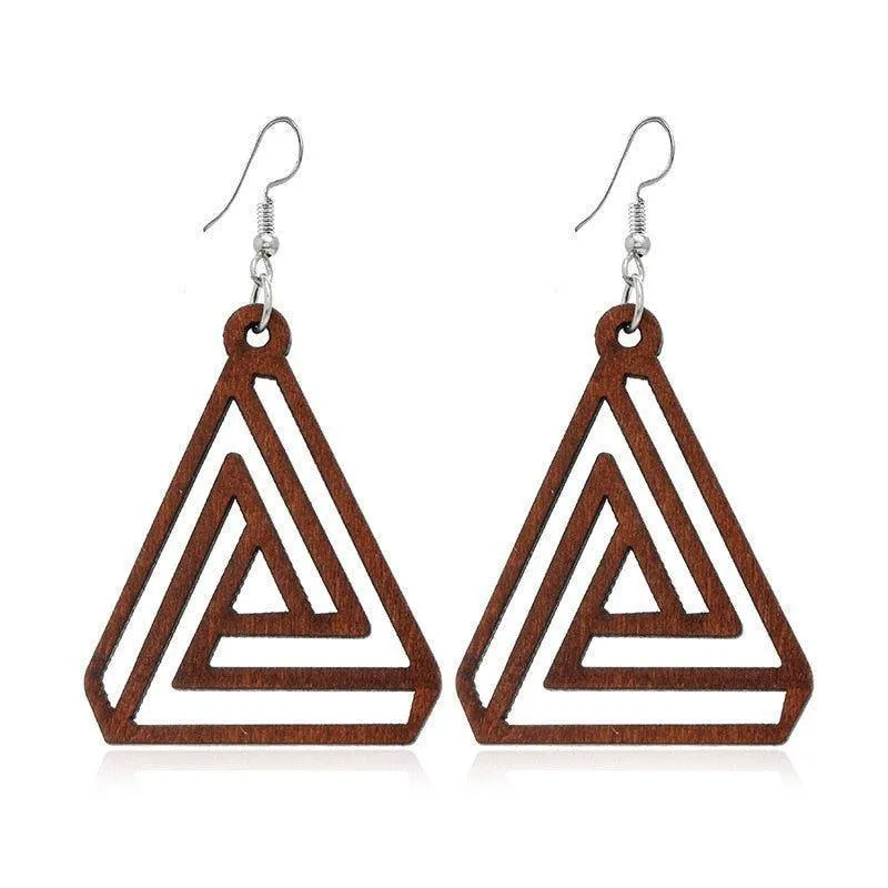 Geometric Big Dangle Earrings Charm Jewelry DS0425