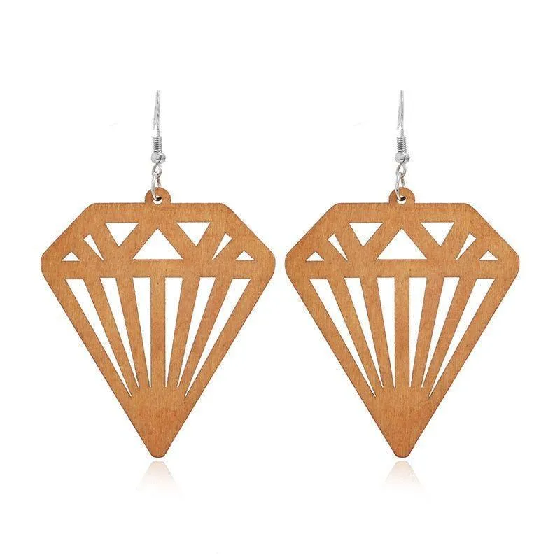 Geometric Big Dangle Earrings Charm Jewelry DS0425