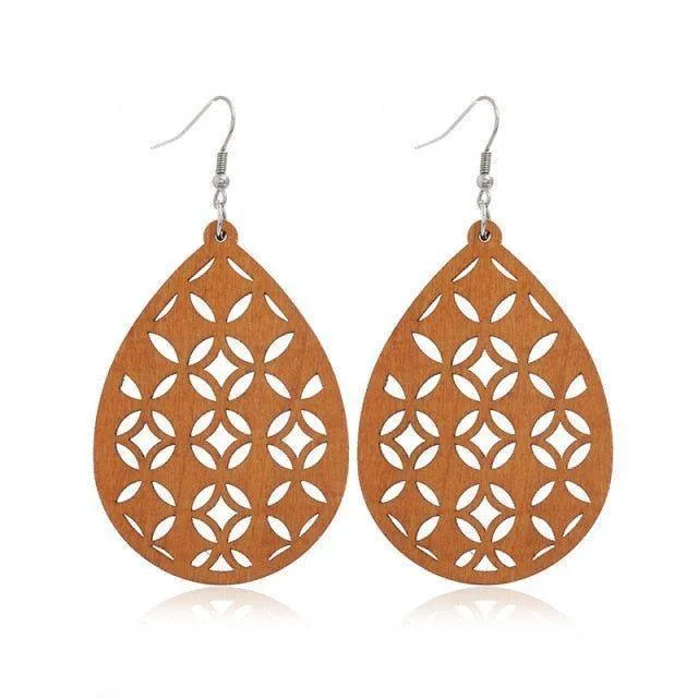 Geometric Big Dangle Earrings Charm Jewelry DS0425