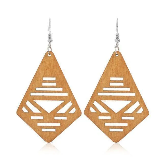 Geometric Big Dangle Earrings Charm Jewelry DS0425