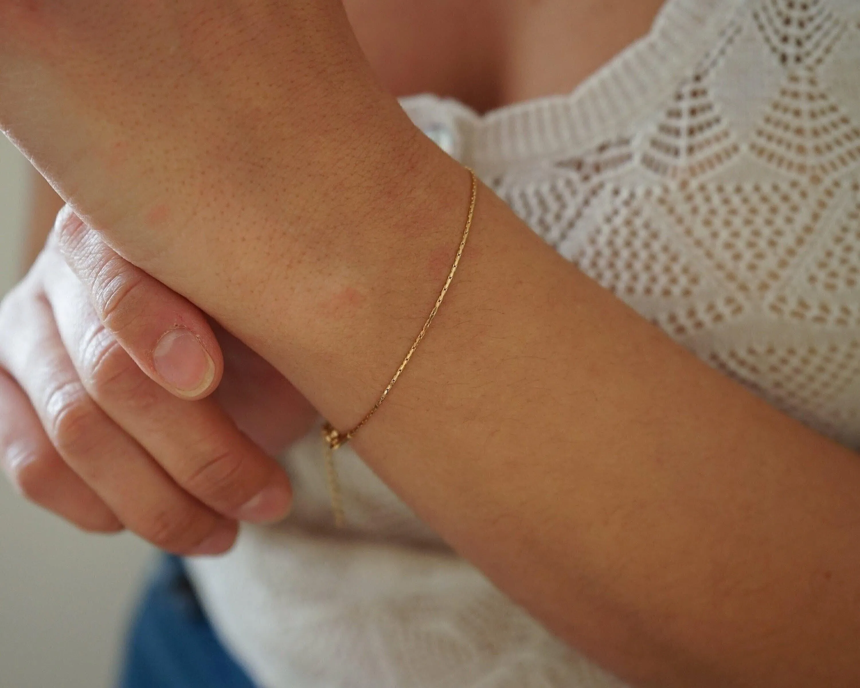Gold Snake Cobra Chain Bracelet