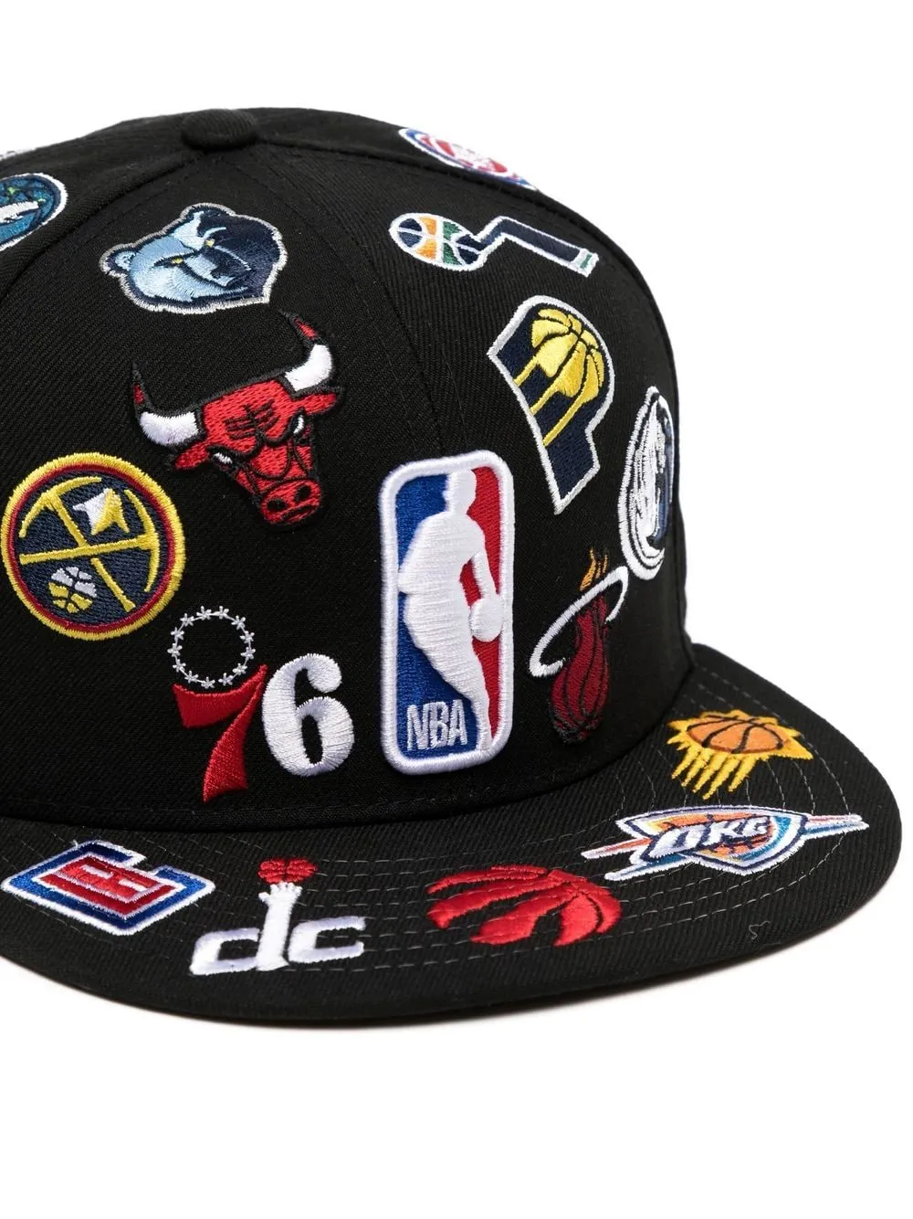 Multi-Logo Patch Baseball Cap