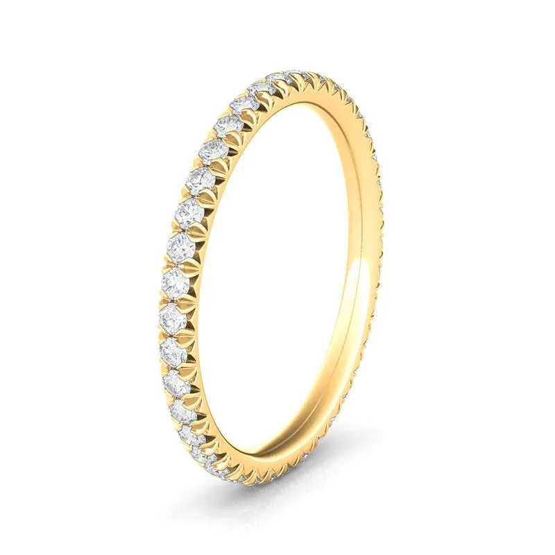 Pave Diamond Eternity Band