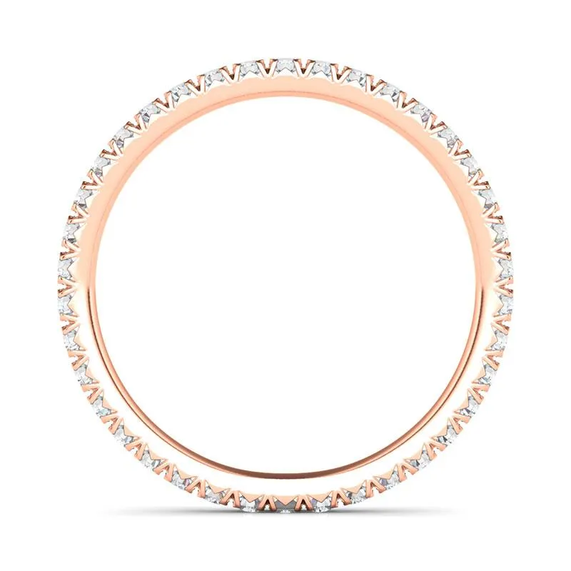 Pave Diamond Eternity Band