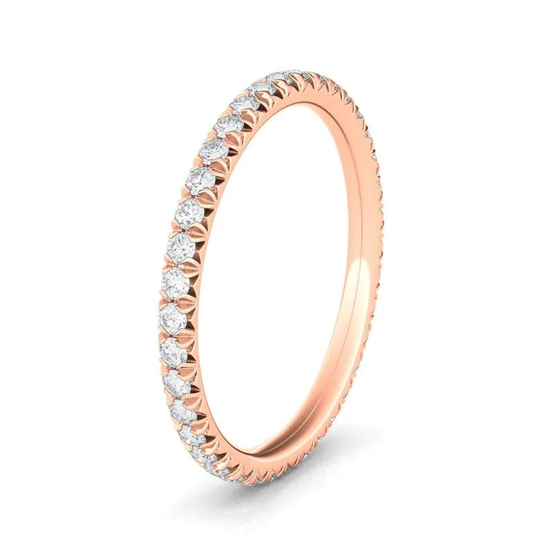 Pave Diamond Eternity Band