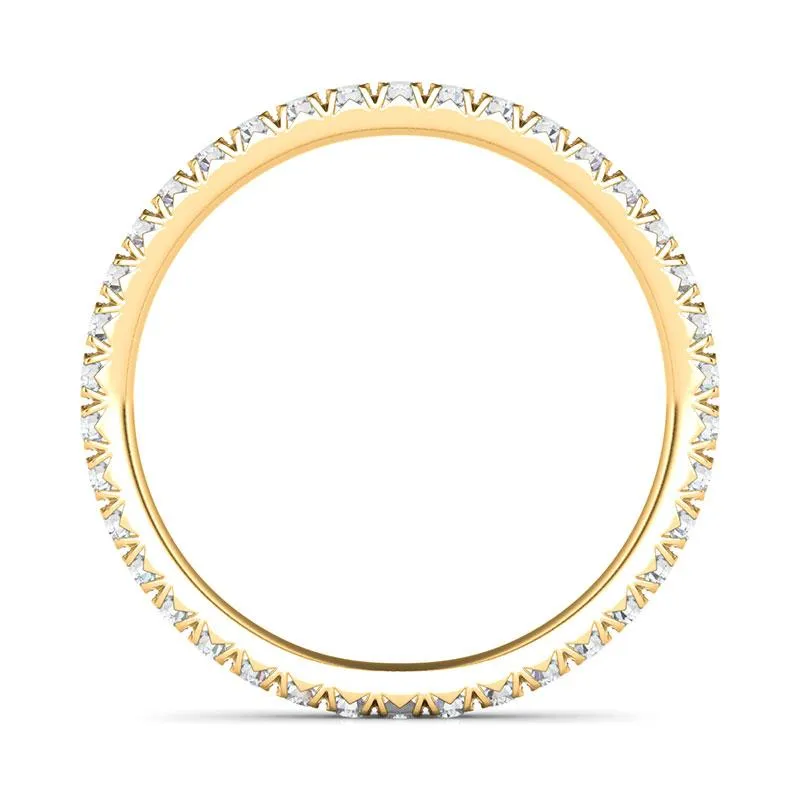 Pave Diamond Eternity Band