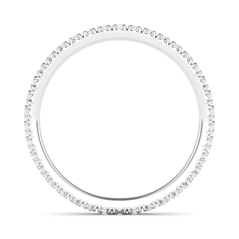 Pave Diamond Eternity Band