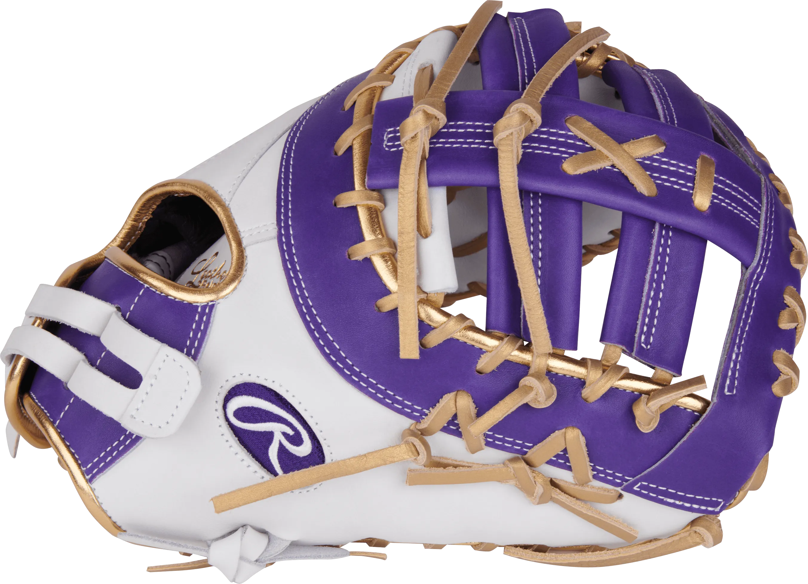 Rawlings Liberty Advanced ColorSync 4.0 13" First Base Softball Mitt/Glove - RLADCTSBWPUG