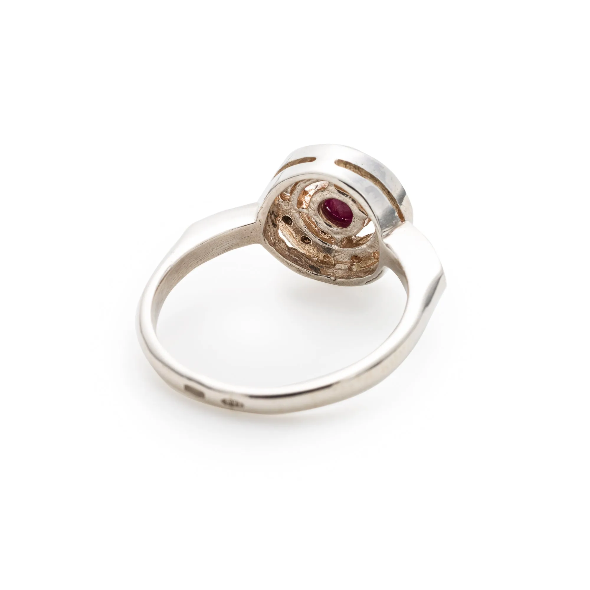 Red Ruby Ring - Natural Ruby Ring, July Birthstone Ring