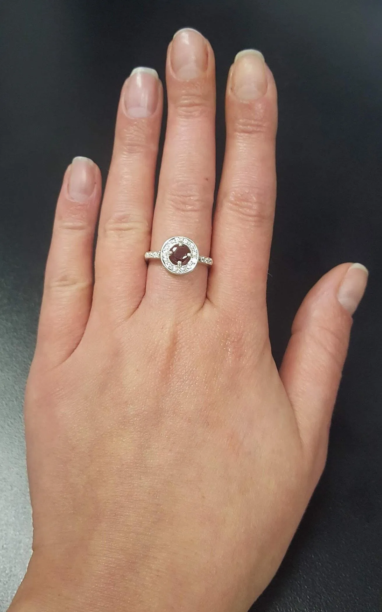 Red Ruby Ring - Natural Ruby Ring, July Birthstone Ring