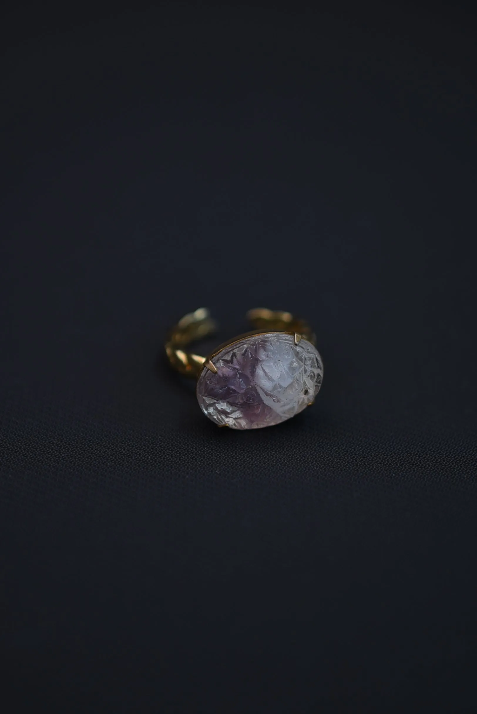 ring Germany glass vintage 1960'S【Limited item　One-of-a-kind】