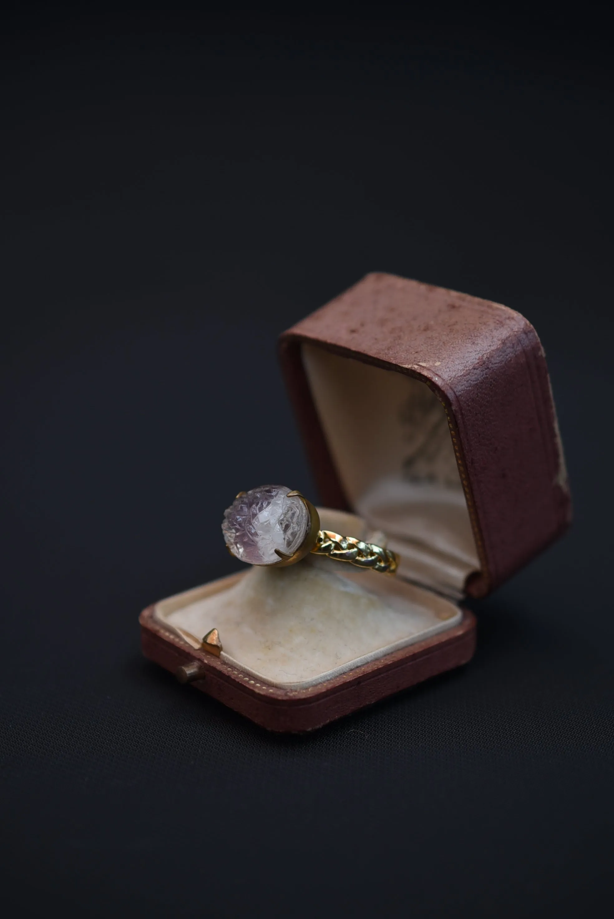 ring Germany glass vintage 1960'S【Limited item　One-of-a-kind】