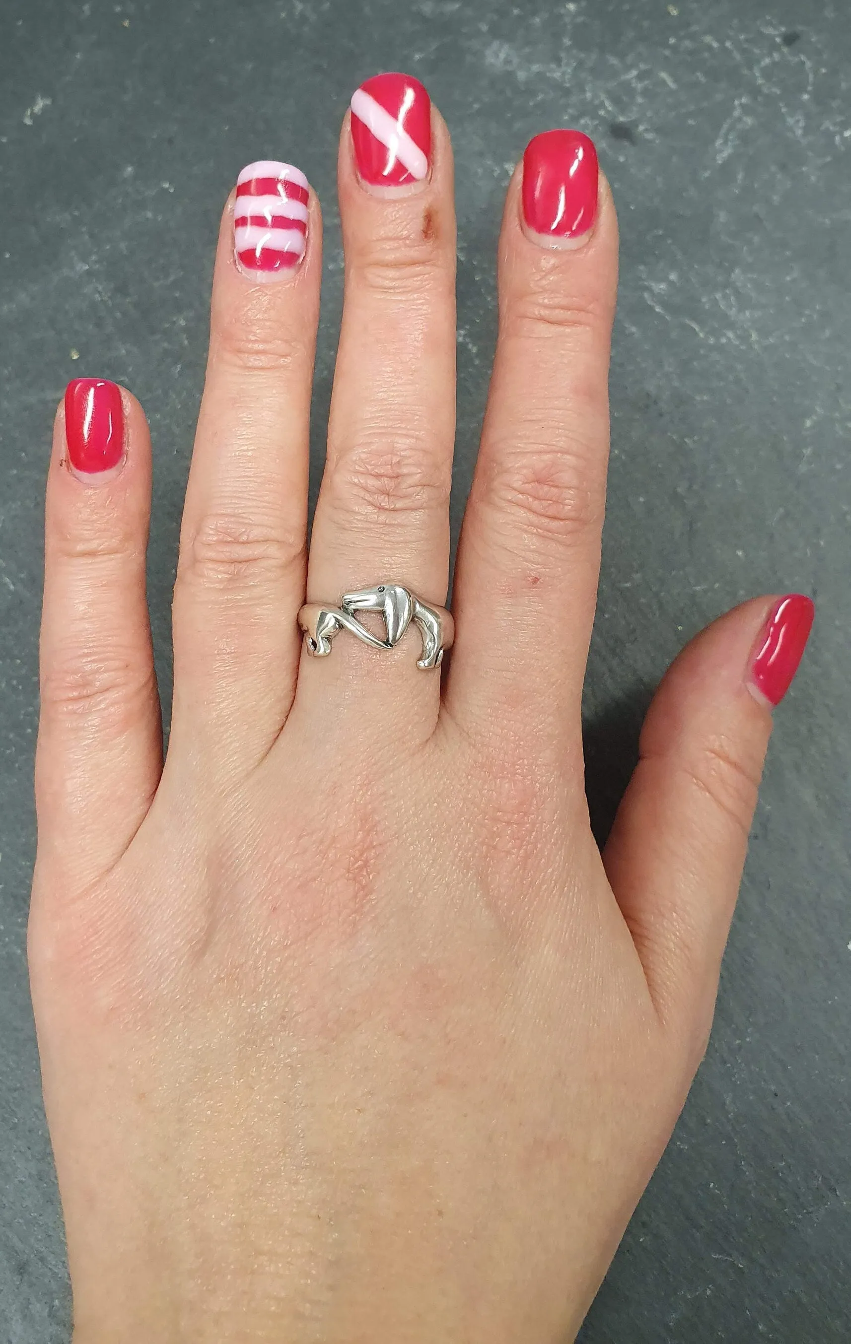 Silver Dog Ring - Dachshund Dog Ring - Dog Lover Ring