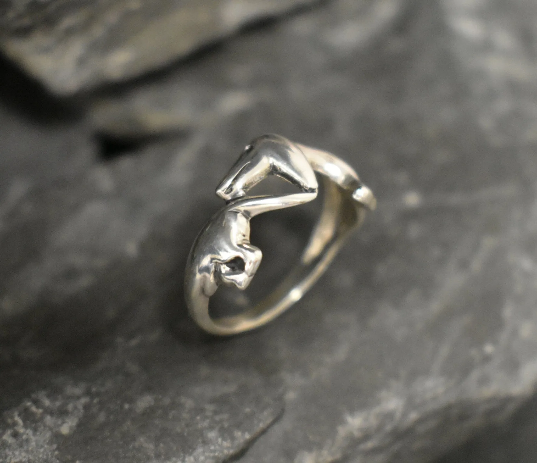 Silver Dog Ring - Dachshund Dog Ring - Dog Lover Ring