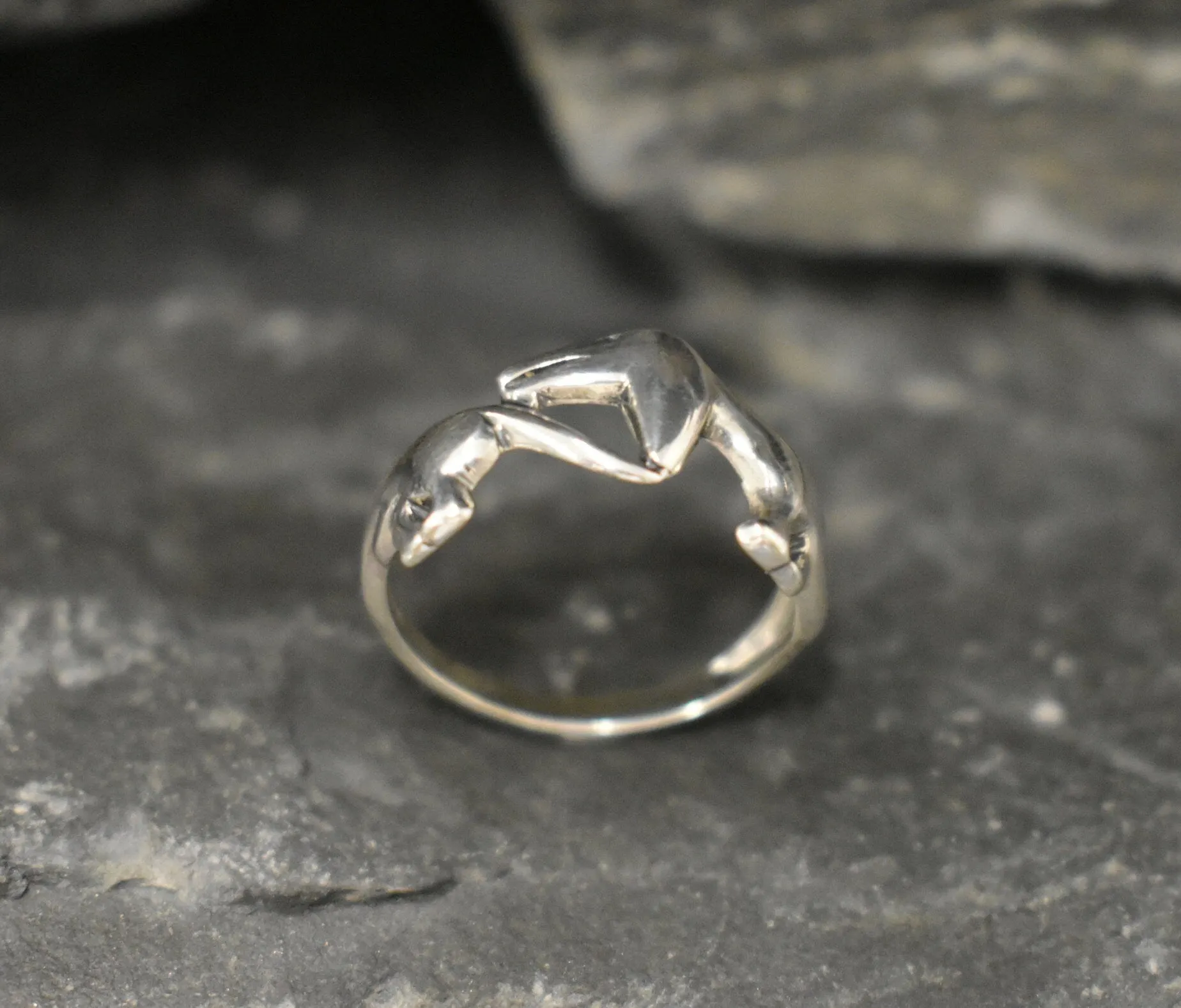 Silver Dog Ring - Dachshund Dog Ring - Dog Lover Ring