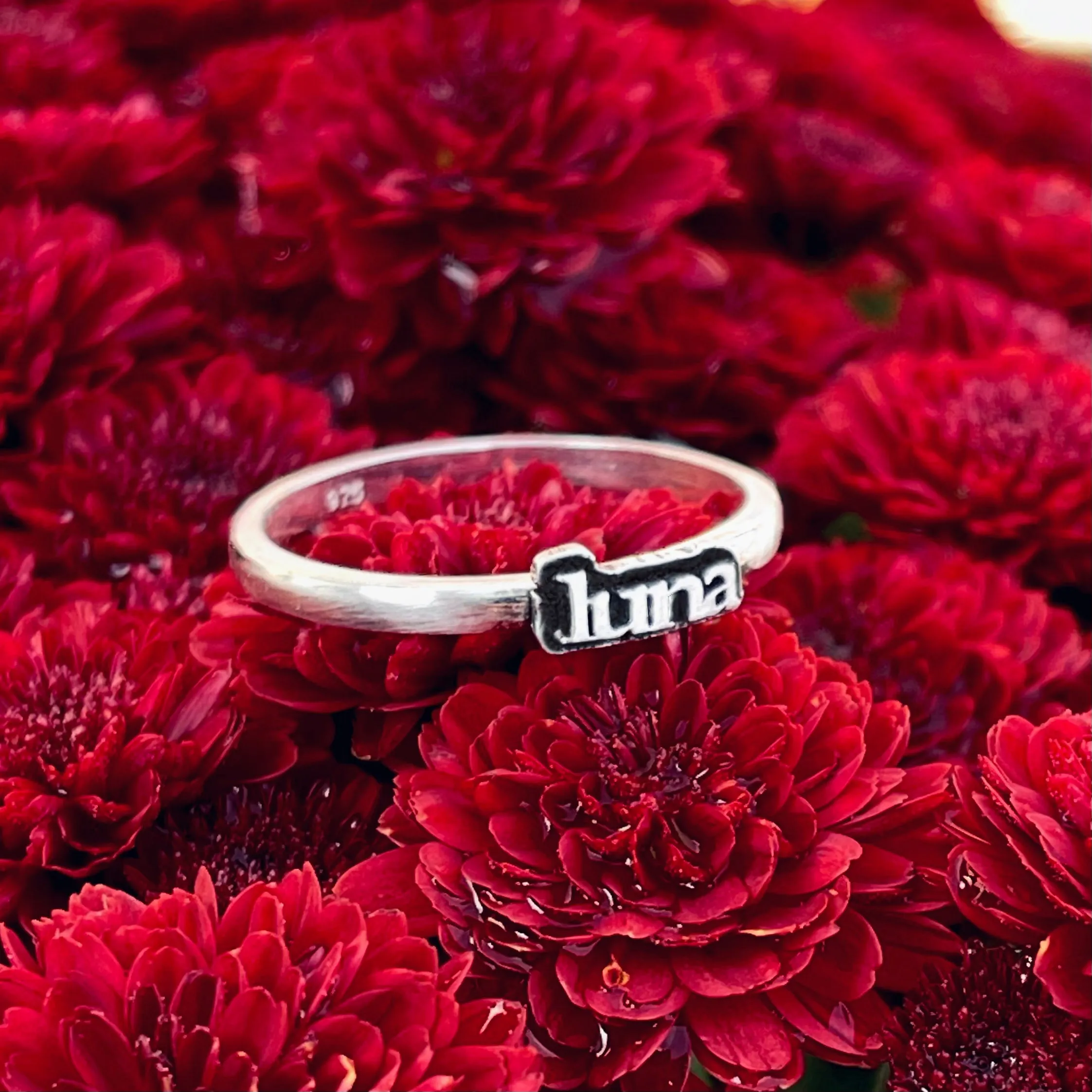 Sterling Silver Name Ring