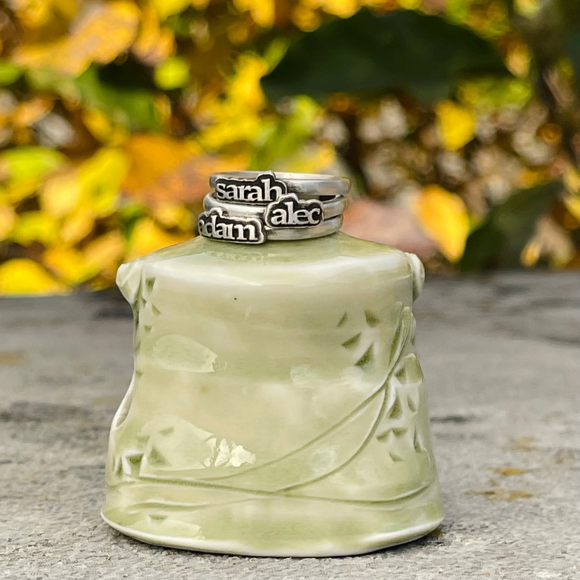 Sterling Silver Name Ring